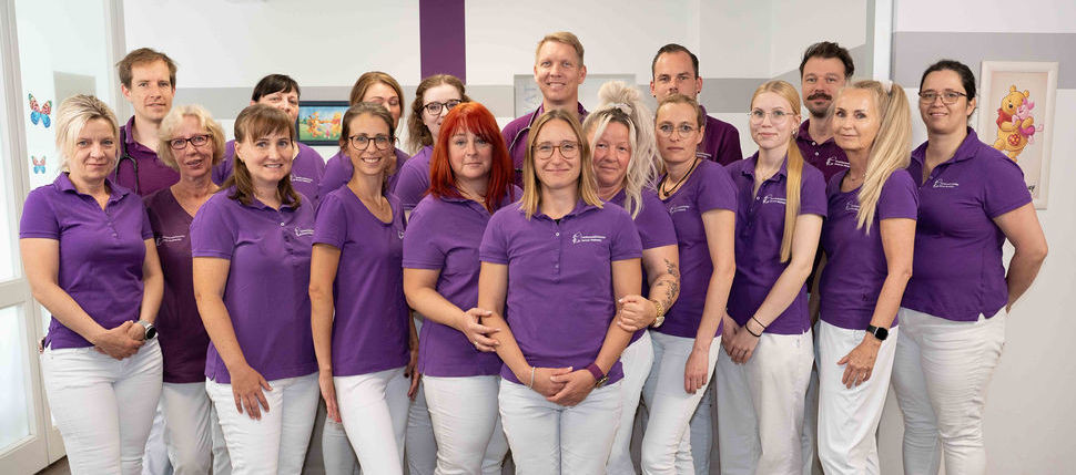 Das Team der Hausarzt- und Kinderarztpraxis Radowsky in Leipzig Grünau